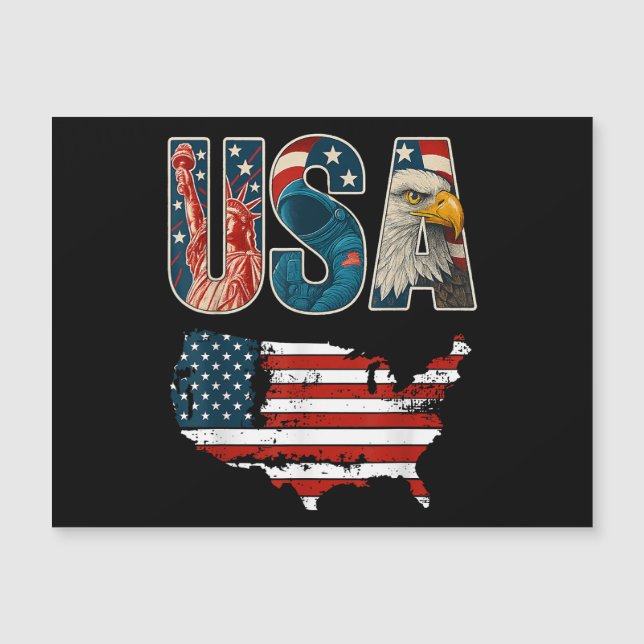 USA US Patriotic 4th of July America Flag Freedom  (Front)