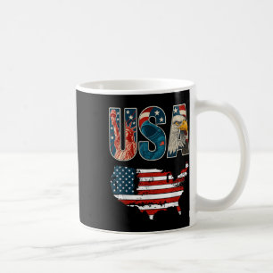 Usa Us Patriotic 4th Of July America Flag Freedom Coffee Mug