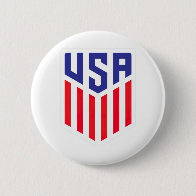 Usa USA 6 Cm Round Badge (Front)