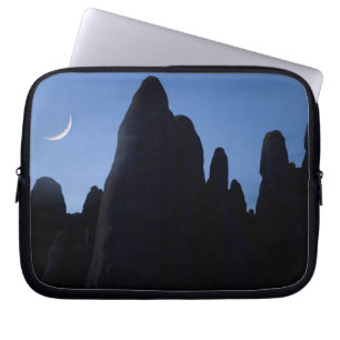 USA, Utah, Arches National Park. Crescent moon Laptop Sleeve