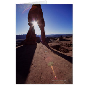 USA, Utah, Arches National Park, sun shining