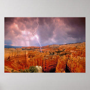 USA, Utah, Bryce Canyon National Park. Poster