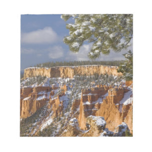 USA, Utah, Bryce Canyon National Park. Sunrise Notepad