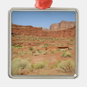 USA, Utah, Canyonlands NP, Shafer Canyon Metal Ornament