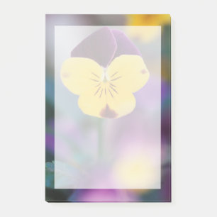 USA, Utah, Close-Up of Viola tricolor in garden Post-it Notes