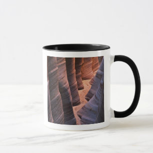 USA, Utah, Escalante. Repeating sandstone Mug