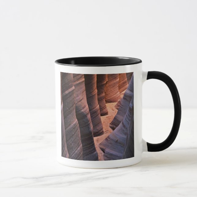 USA, Utah, Escalante. Repeating sandstone Mug (Right)