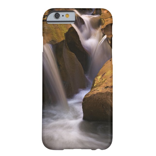 USA, Utah, Escalante Wilderness. Waterfall in 2 Case-Mate iPhone Case (Back)