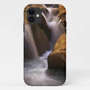 USA, Utah, Escalante Wilderness. Waterfall in 2 iPhone 11 Case