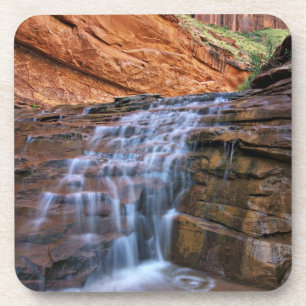 USA, Utah, Escalante Wilderness. Waterfall in Coaster
