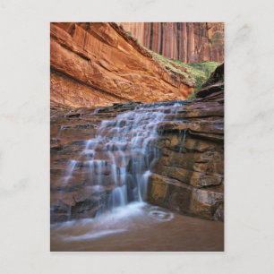 USA, Utah, Escalante Wilderness. Waterfall in Postcard