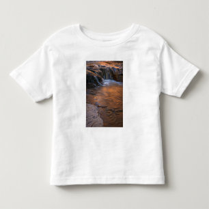 USA, Utah, Escalante Wilderness. Waterfall in Toddler T-Shirt