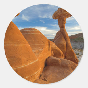 USA, Utah, Grand Staircase Escalante-National Classic Round Sticker