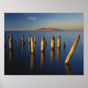 USA, Utah, Great Basin, Saltair, Great Salt Poster