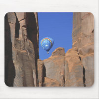 USA, Utah, Monument Valley. A rainbow hot-air