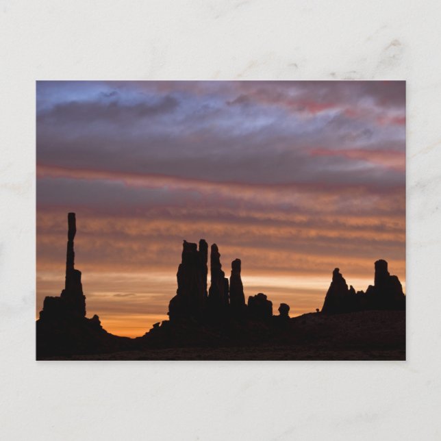 USA, Utah, Monument Valley National Park. 2 Postcard (Front)