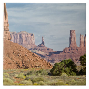 USA, Utah, Monument Valley Navajo Tribal Park. Ceramic Tile