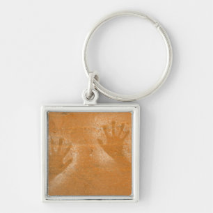 USA, Utah, Pictograph Hand-prints on sandstone, Key Ring