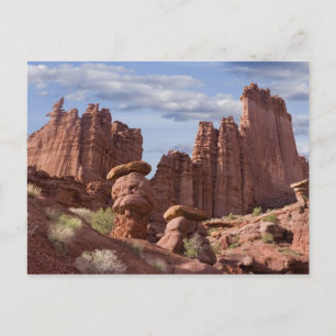 USA, Utah. View of Fisher Towers. Credit as: Don Postcard