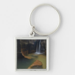 USA, Utah, Zion National Park. Keyhole Falls in Key Ring