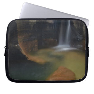 USA, Utah, Zion National Park.  Keyhole Falls in Laptop Sleeve