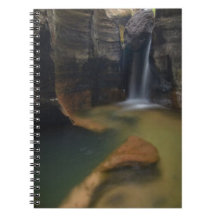 USA, Utah, Zion National Park.  Keyhole Falls in Notebook