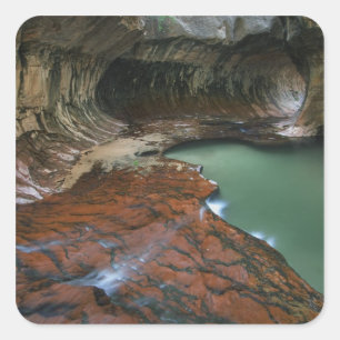 USA, Utah, Zion National Park. Scenic from 3 Square Sticker