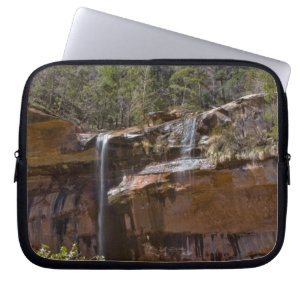 USA, Utah, Zion National Park, Water Falls at Laptop Sleeve