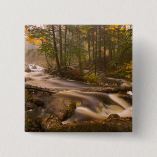 USA, Vermont, East Arlington, Flowing streams 2 15 Cm Square Badge