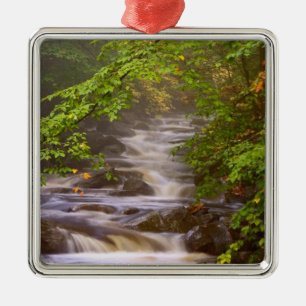 USA, Vermont, East Arlington, Flowing streams Metal Ornament