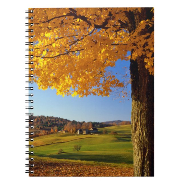 USA, Vermont. Farm Scenic Near South Woodstock Notebook (Front)