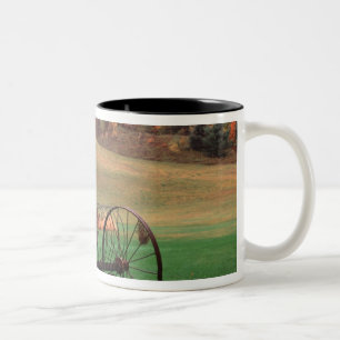USA, Vermont, Farm. Two-Tone Coffee Mug