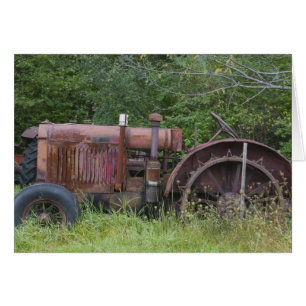 USA, Vermont, MANCHESTER: Antique Farm Tractor
