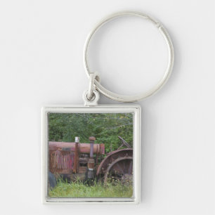 USA, Vermont, MANCHESTER: Antique Farm Tractor Key Ring