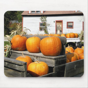 USA, Vermont. Pumpkins Mouse Pad