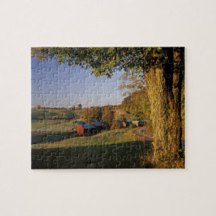 USA, Vermont, south Woodstock, Jenne Farm at Jigsaw Puzzle
