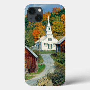 USA, Vermont, Waits River. Fall foliage adds iPhone 13 Case