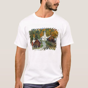 USA, Vermont, Waits River. Fall foliage adds T-Shirt
