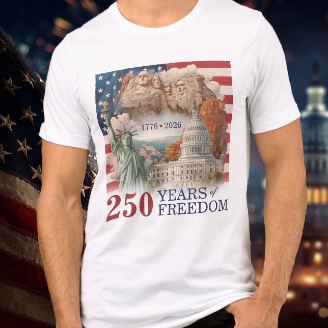 USA Vintage America's Semiquincentennial 250 Years T-Shirt (USA Vintage America's Semiquincentennial 250 Years T-Shirt)