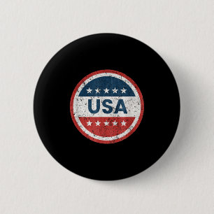 Usa vintage badge patriotic american flag graphic 