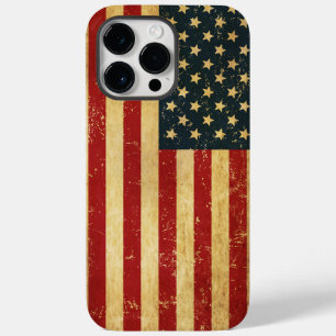 USA Vintage Grunge Flag Case-Mate iPhone 14 Pro Max Case