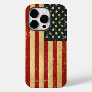 USA Vintage Grunge Flag Case-Mate iPhone 14 Pro Case