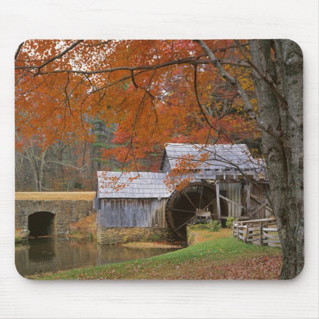 USA, Virginia, Blue Ridge Parkway, Autumn Mouse Pad (Front)