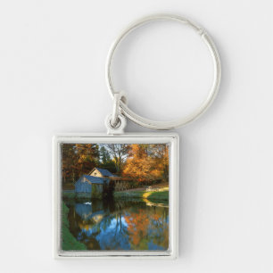 USA, Virginia, Blue Ridge Parkway, Mabry Mill Key Ring