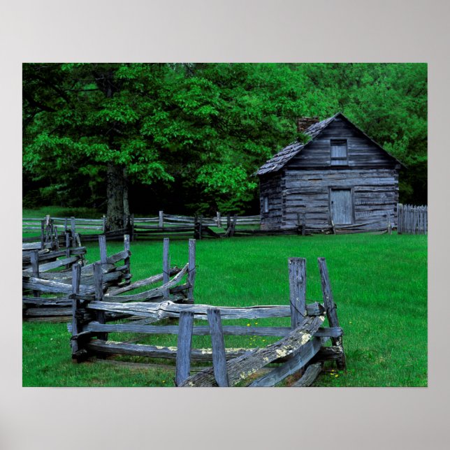 USA, Virginia, Blue Ridge Parkway, The Puckett Poster (Front)
