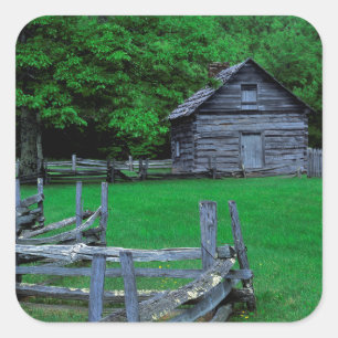 USA, Virginia, Blue Ridge Parkway, The Puckett Square Sticker
