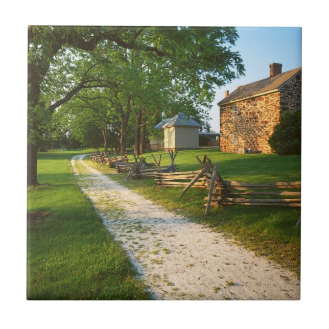 USA, Virginia, Fairfax County, Sully Plantation Ceramic Tile (Front)