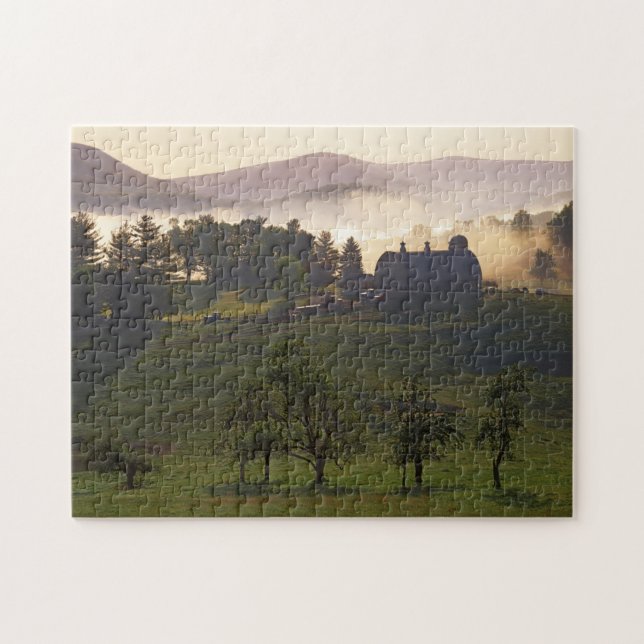 USA, Virginia, Giles County, Farm Jigsaw Puzzle (Horizontal)