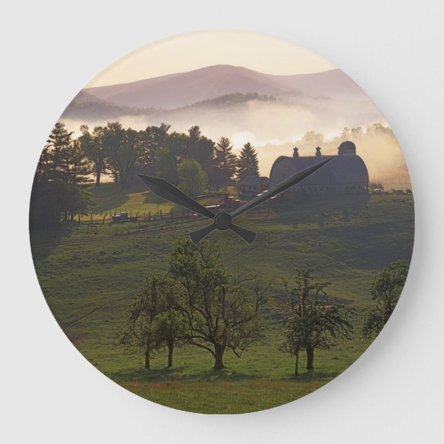 USA, Virginia, Giles County, Farm Large Clock (Front)