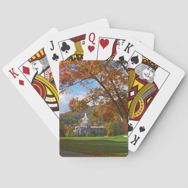 USA, Virginia, Hot Springs, The Homestead Playing Cards (Back)